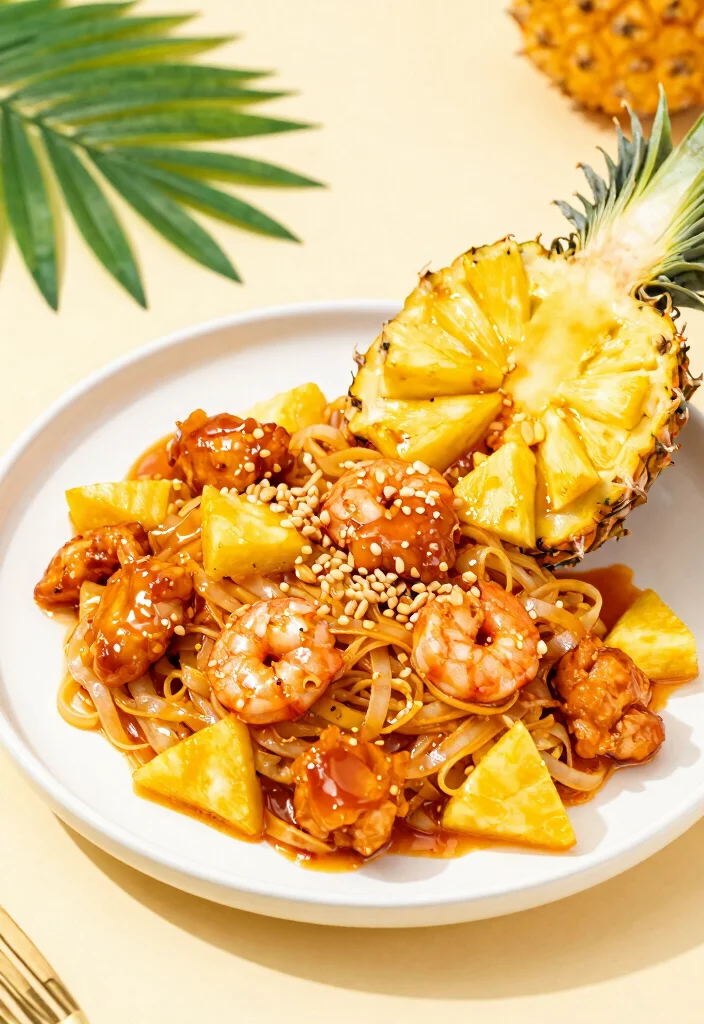 15 Chicken and Shrimp Pad Thai Recipes: The Best Combo - 6. Sweet and Sour Chicken and Shrimp Pad Thai 1