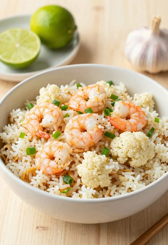 15 Chicken and Shrimp Pad Thai Recipes: The Best Combo - 8. Cauliflower Rice Chicken and Shrimp Pad Thai 1