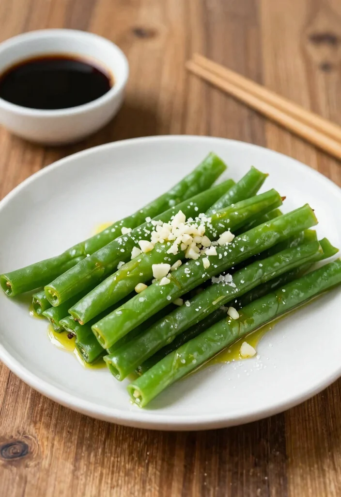 15 Chinese Buffet Green Bean Recipes (Garlicky & Savory) - 1. Classic Garlic Green Beans 1