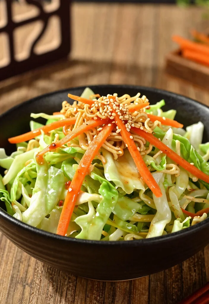 15 Chinese Coleslaw with Ramen Noodles Recipes (Crispy & Refreshing) - 1. Classic Chinese Ramen Coleslaw 1