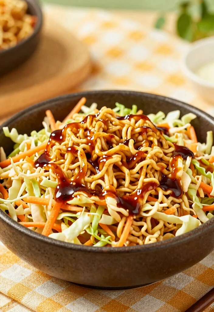 15 Chinese Coleslaw with Ramen Noodles Recipes (Crispy & Refreshing) - 10. BBQ Ramen Coleslaw 1