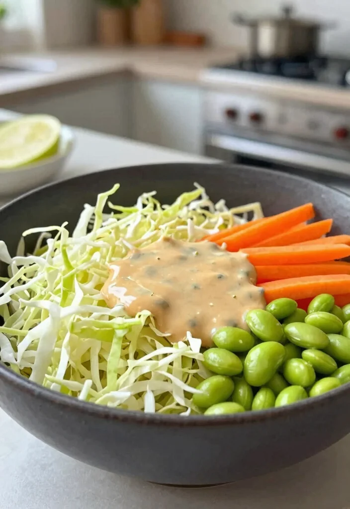 15 Chinese Coleslaw with Ramen Noodles Recipes (Crispy & Refreshing) - 13. Miso Ramen Salad 1