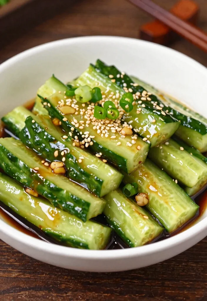 15 Chinese Cucumber Salad Recipes (with Soy & Garlic) - 1. Classic Soy Garlic Cucumber Salad 1