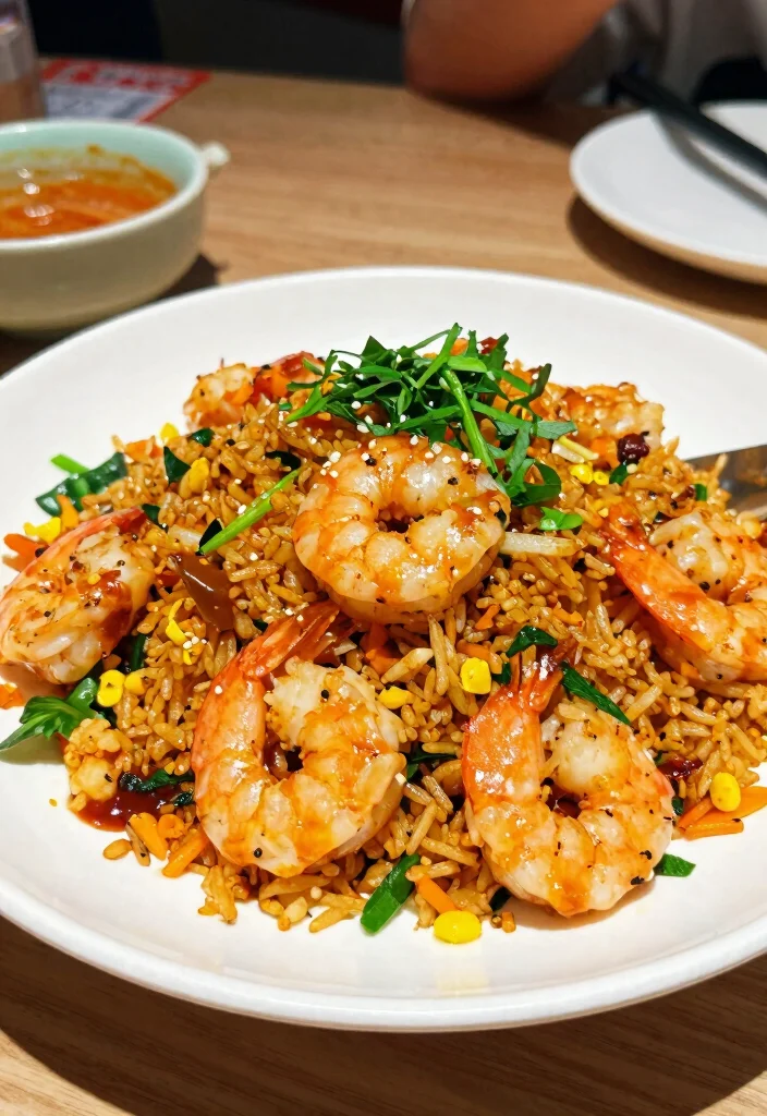 15 Chinese Shrimp Fried Rice Recipes (Quick & Flavorful) - 14. Asian BBQ Shrimp Fried Rice 1