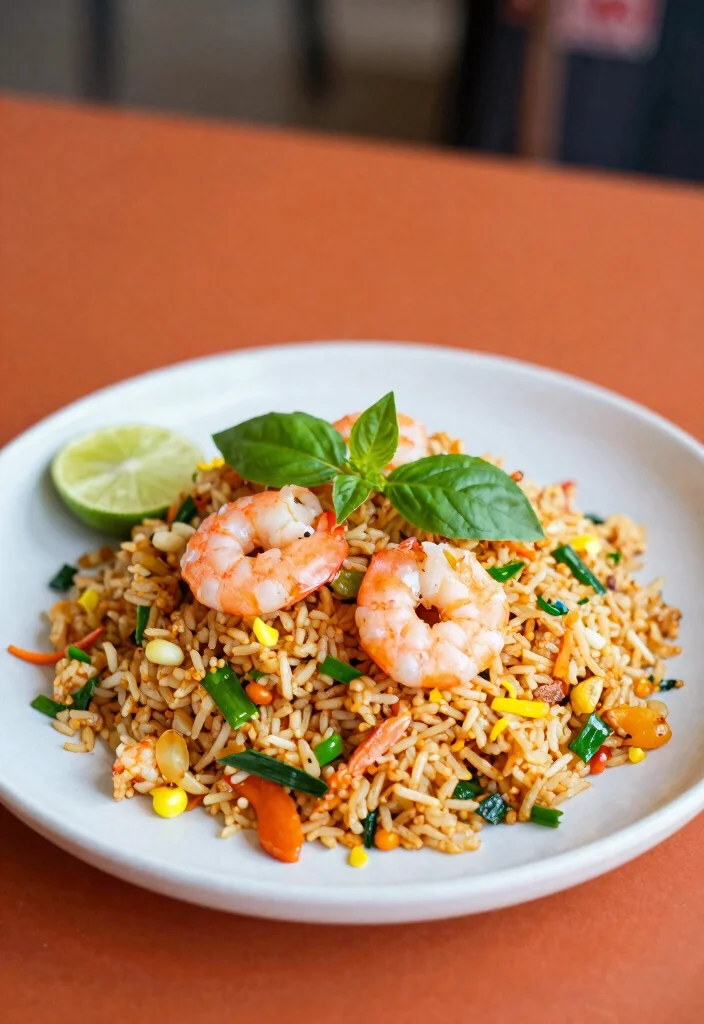 15 Chinese Shrimp Fried Rice Recipes (Quick & Flavorful) - 15. Thai Shrimp Fried Rice 1