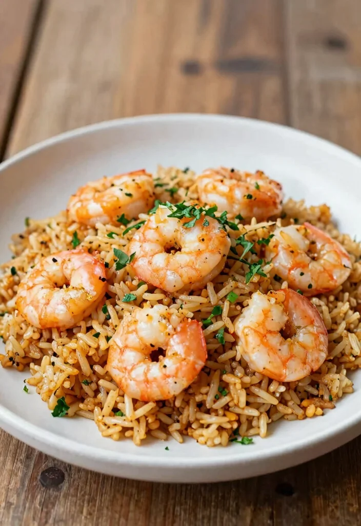 15 Chinese Shrimp Fried Rice Recipes (Quick & Flavorful) - 5. Garlic Shrimp Fried Rice 1