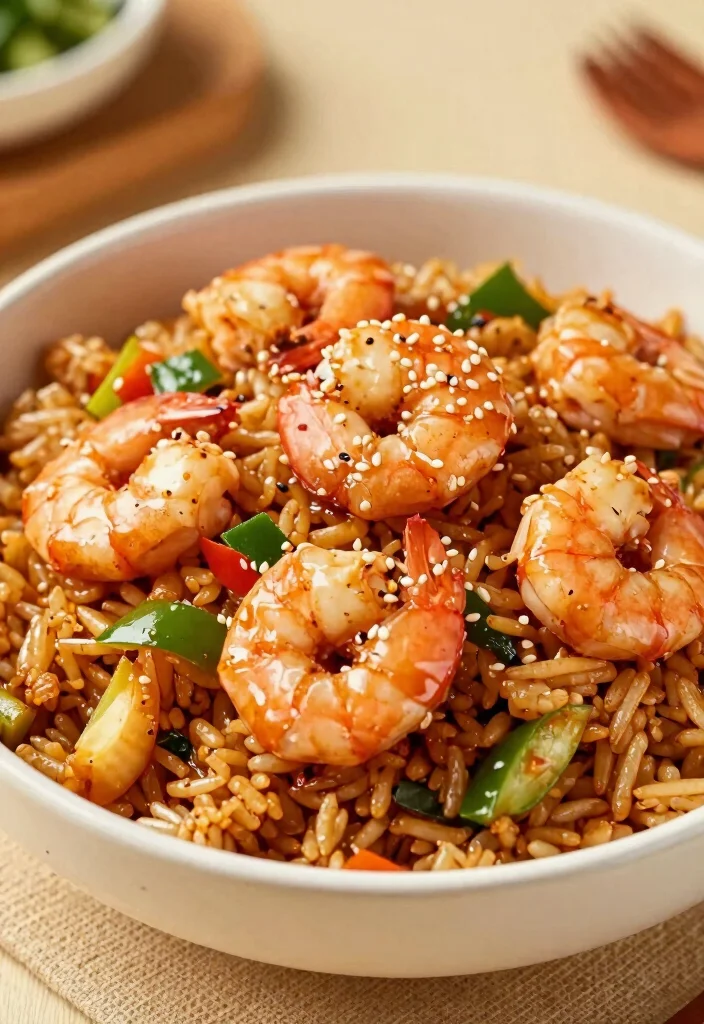 15 Chinese Shrimp Fried Rice Recipes (Quick & Flavorful) - 8. Teriyaki Shrimp Fried Rice 1