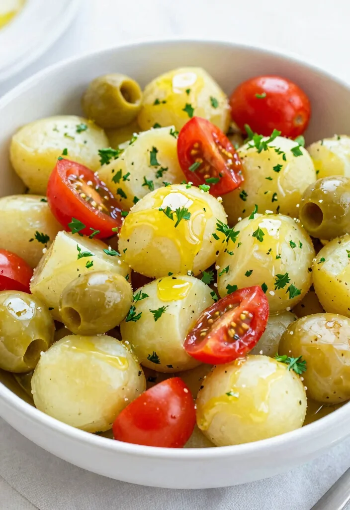 15 Greek Snacks & Appetizers (Easy to Make) - 13. Greek Potato Salad 1