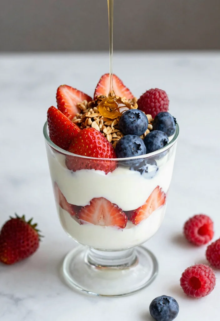 15 Greek Yogurt Parfait Recipes (Breakfast Bliss) - Berry Bliss Parfait 1