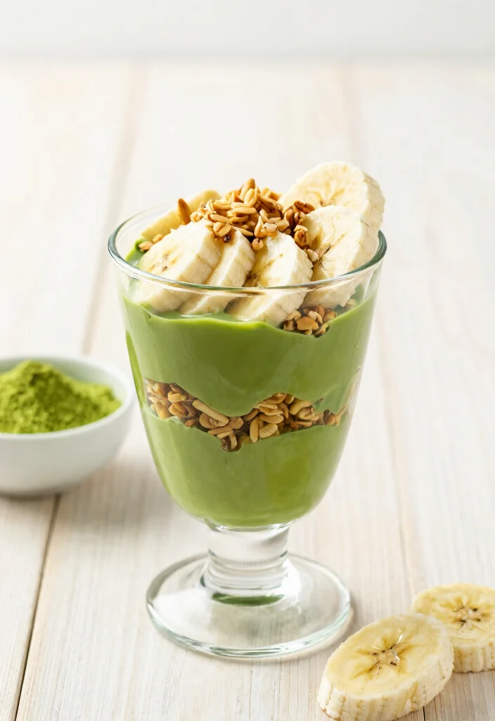 15 Greek Yogurt Parfait Recipes (Breakfast Bliss) - Matcha Green Tea Parfait 1
