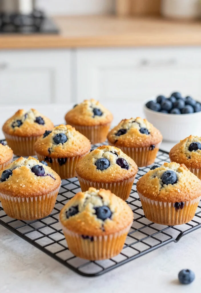 15 Plain Greek Yogurt Recipes (Breakfast to Dinner) - 10. Greek Yogurt Blueberry Muffins 1