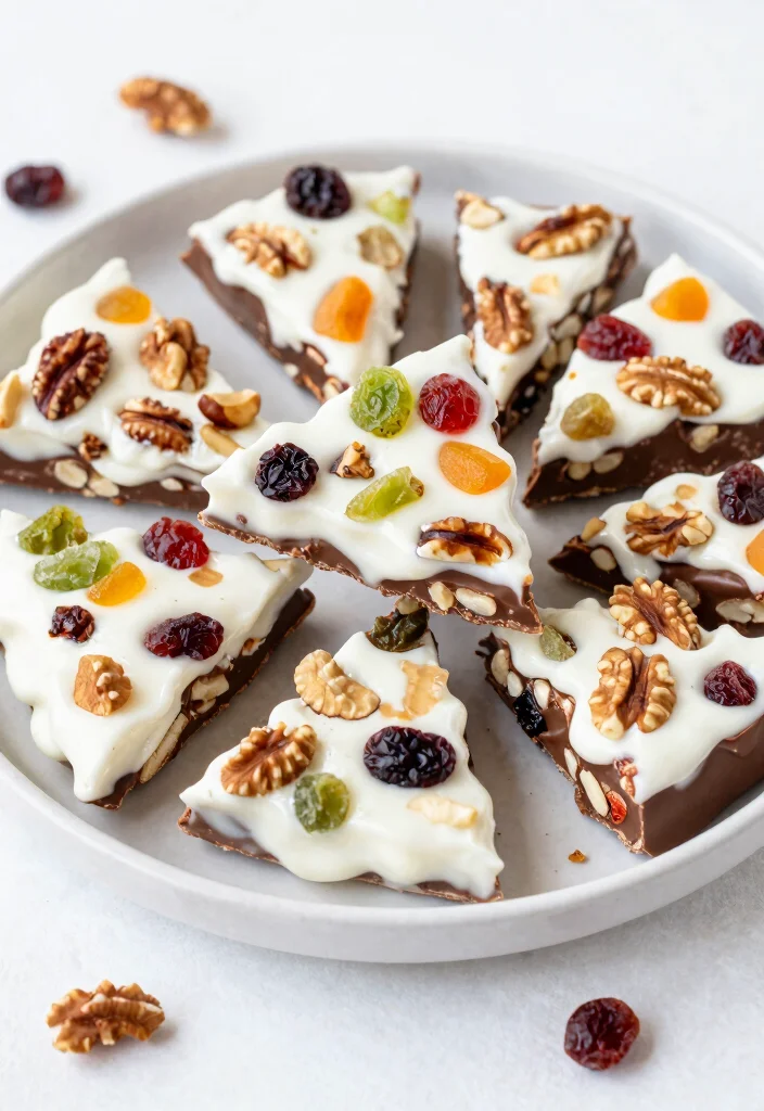 15 Plain Greek Yogurt Recipes (Breakfast to Dinner) - 13. Greek Yogurt Chocolate Bark 1