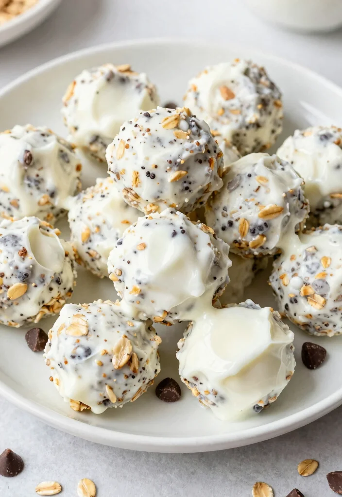 15 Plain Greek Yogurt Recipes (Breakfast to Dinner) - 14. Greek Yogurt Energy Bites 1