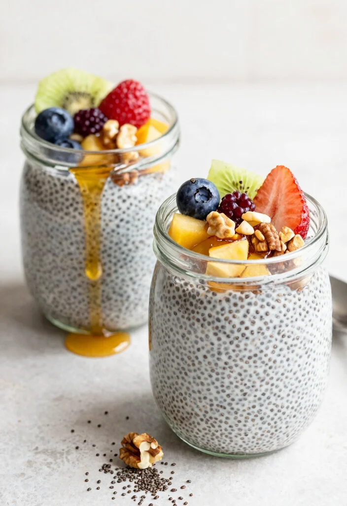 15 Plain Greek Yogurt Recipes (Breakfast to Dinner) - 8. Greek Yogurt Chia Seed Pudding 1