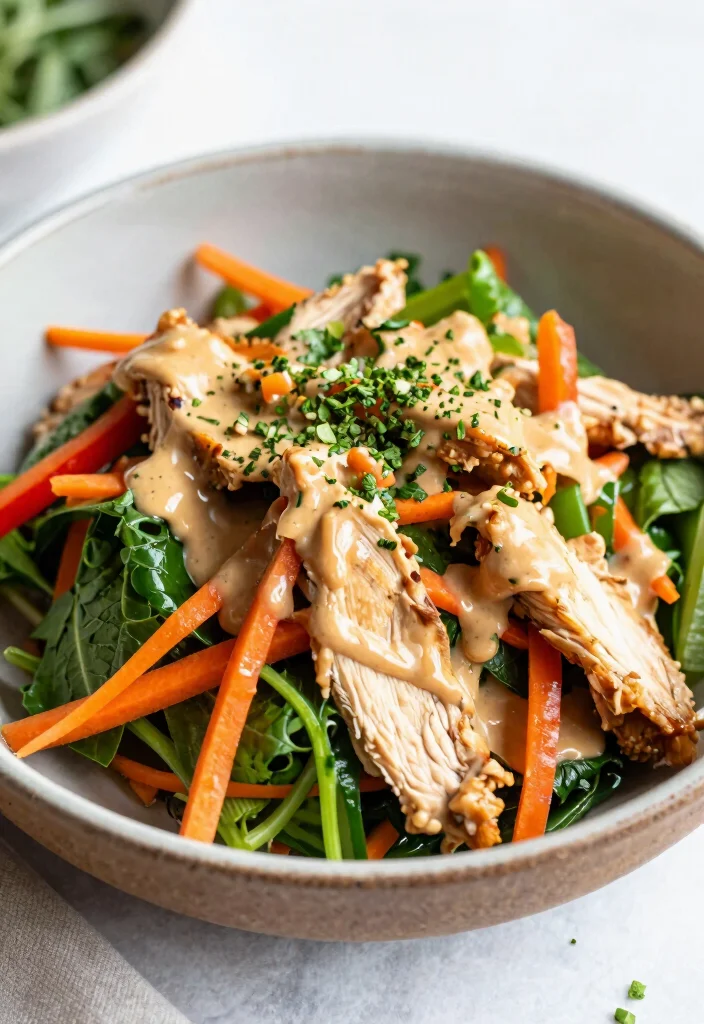 15 Thai Chicken Salad with Peanut Dressing (Crunchy Perfection) - 8. Thai Chicken Salad with Herbs 1