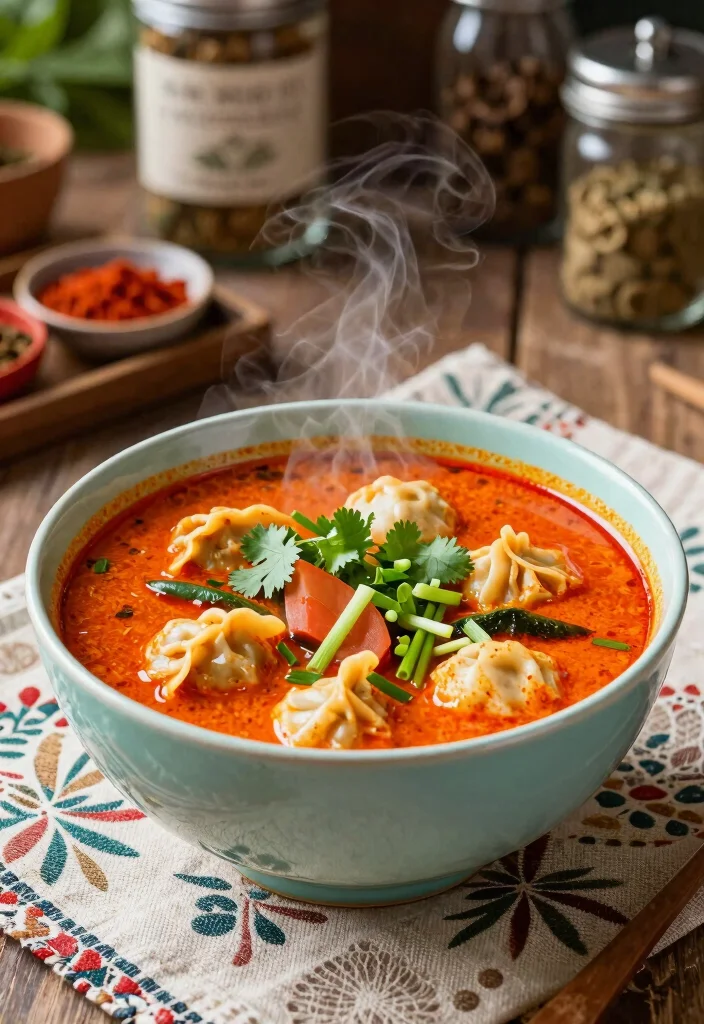 15 Thai Red Curry Dumpling Soup Recipes (Tender & Rich) - 1. Classic Thai Red Curry Dumpling Soup 1