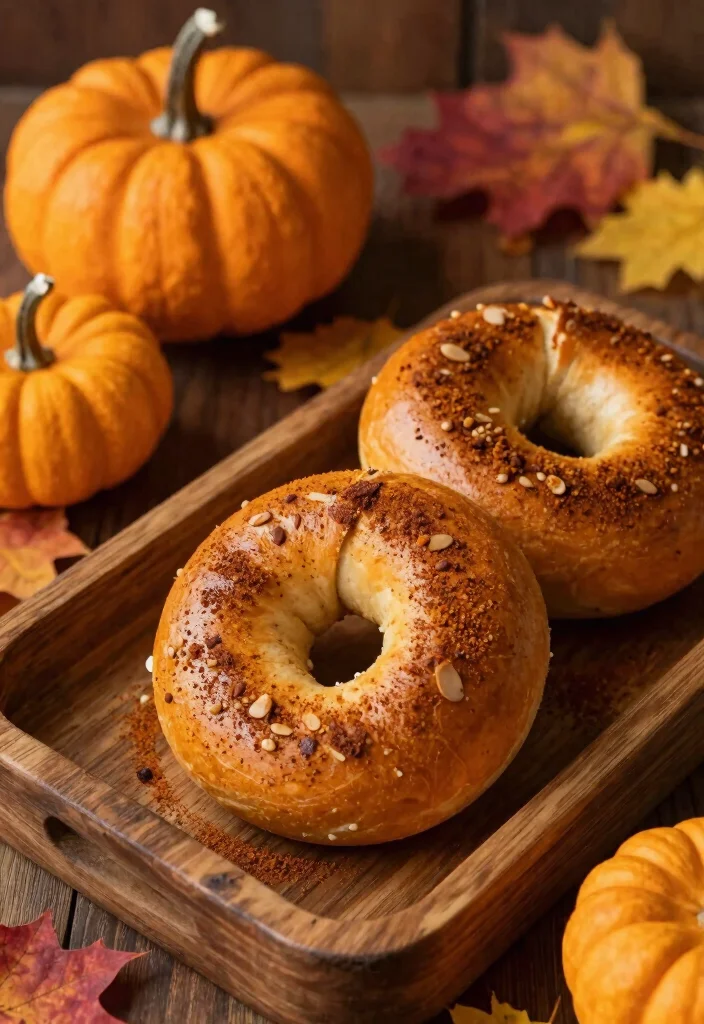 16 Almond Flour Greek Yogurt Bagels (Keto Friendly) - 6. Pumpkin Spice Almond Flour Bagels 1
