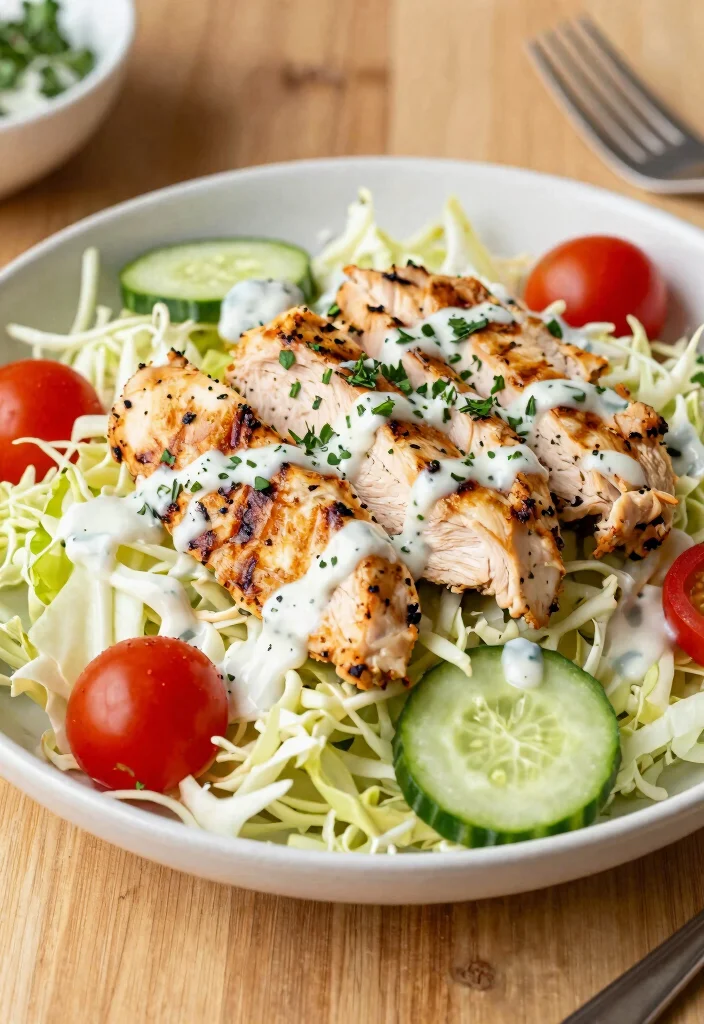 16 Crisp & Tangy Chinese Cabbage Salad Recipes - 16. Grilled Chicken and Napa Cabbage Salad 1