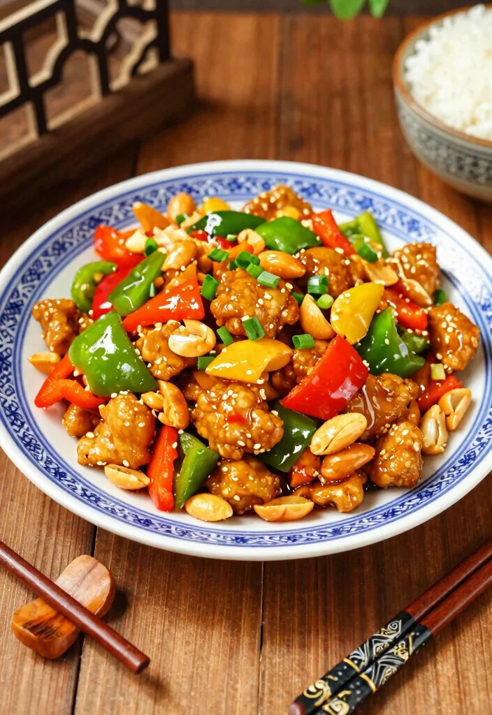 16 Easy & Impressive Chinese Dinner Party Recipes - 1. Classic Kung Pao Chicken 1
