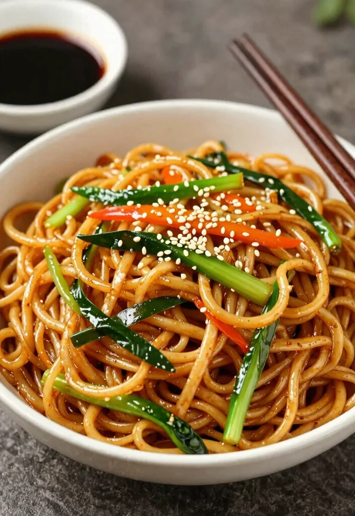 16 Easy & Impressive Chinese Dinner Party Recipes - 10. Lo Mein Noodles 1