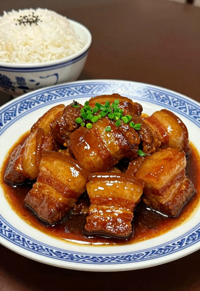 16 Easy & Impressive Chinese Dinner Party Recipes - 6. Chinese Braised Pork Belly 1