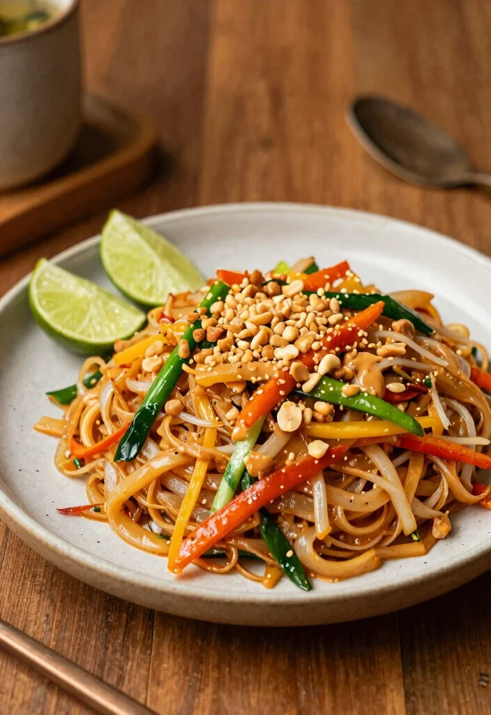16 Gluten Free Pad Thai Recipes (Easy & Delicious) - 4. Peanut Butter Gluten Free Pad Thai 1