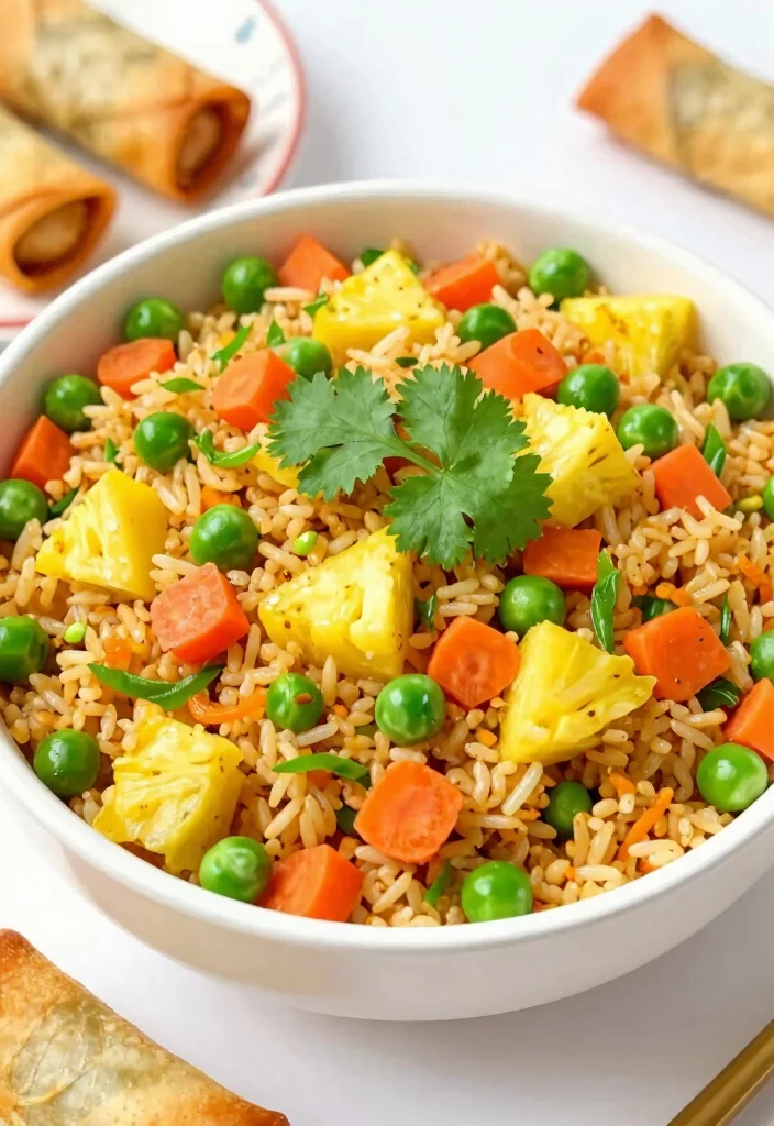 16 Healthy & Easy Chinese Vegetable Fried Rice Recipes - 7. Sweet and Sour Vegetable Fried Rice 1