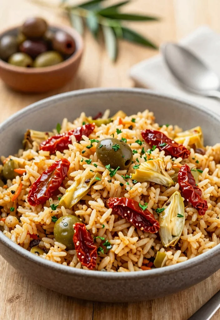 16 Healthy & Easy Chinese Vegetable Fried Rice Recipes - 9. Mediterranean Vegetable Fried Rice 1