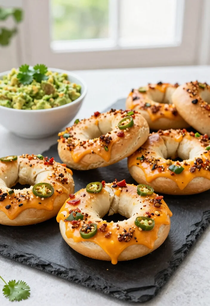 16 Homemade Greek Yogurt Bagels (Better Than Store) - 11. Spicy Jalapeño Cheddar Bagels 1