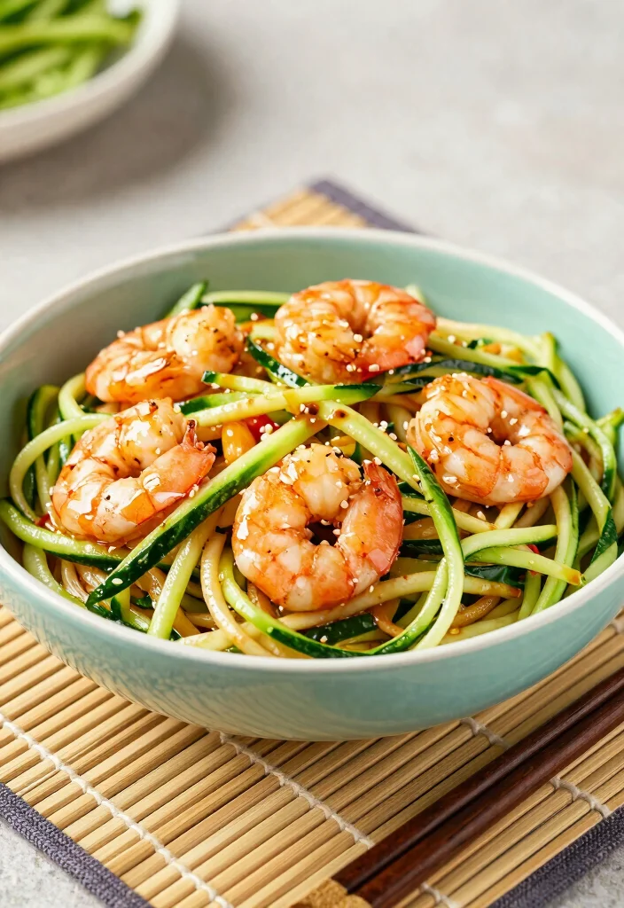 16 Keto Chinese Food Recipes (Low-Carb & Delicious) - 10. Keto Shrimp Chow Mein 1