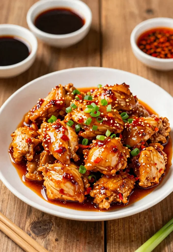 16 Keto Chinese Food Recipes (Low-Carb & Delicious) - 13. Keto Spicy Garlic Chicken 1