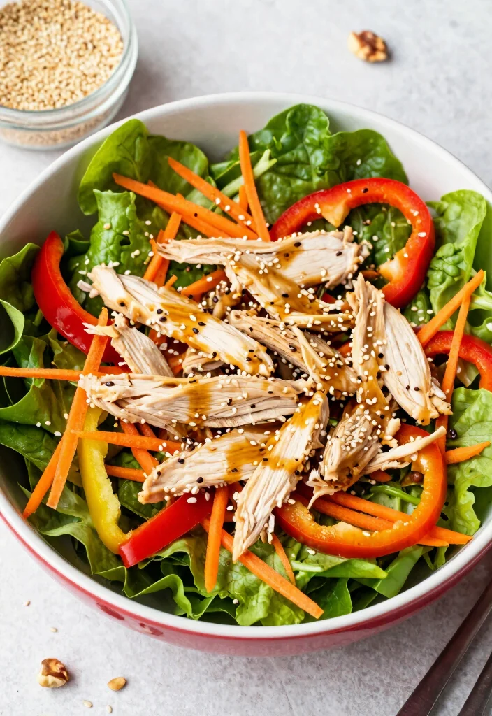 16 Keto Chinese Food Recipes (Low-Carb & Delicious) - 14. Keto Chinese Chicken Salad 1