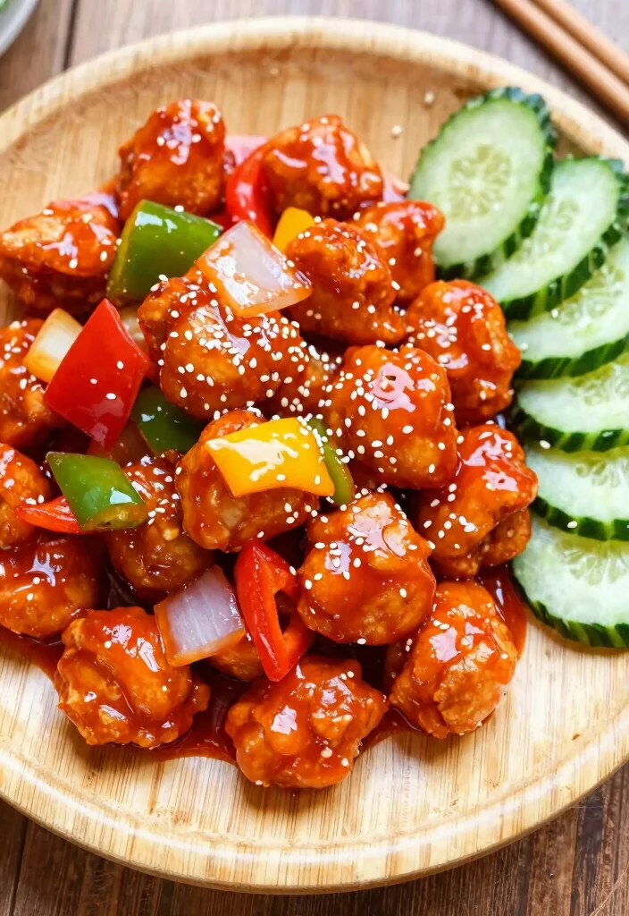 16 Keto Chinese Food Recipes (Low-Carb & Delicious) - 7. Low-Carb Sweet and Sour Chicken 1