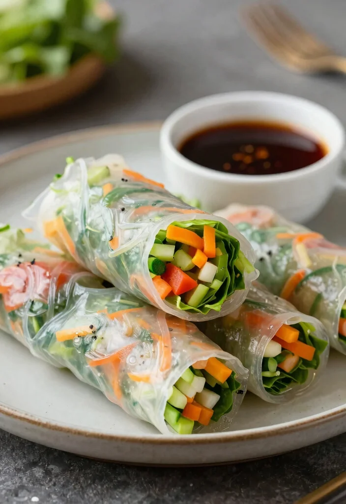 16 Light & Flavorful Chinese Glass Noodle Recipes - 6. Glass Noodle Spring Rolls 1