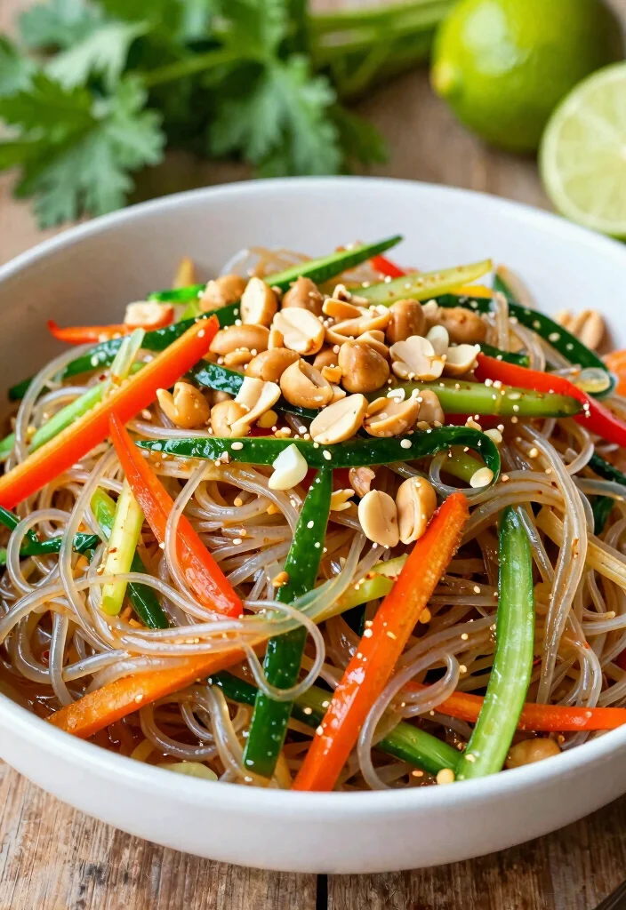 16 Light & Flavorful Chinese Glass Noodle Recipes - 8. Burmese Glass Noodle Salad 1