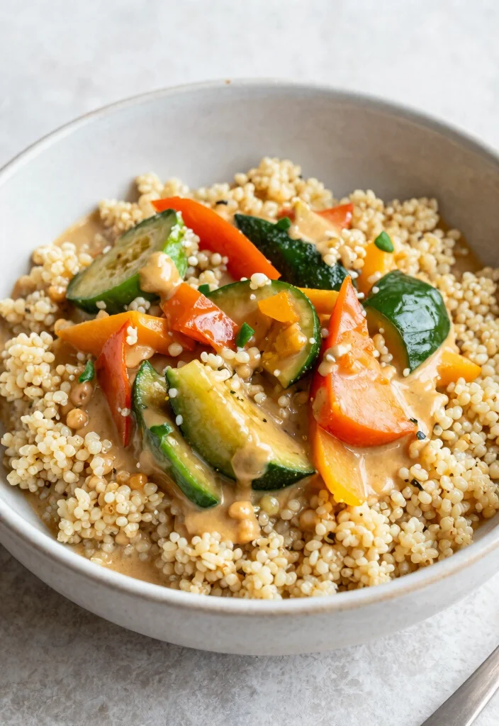 16 Red Thai Curry Recipes (Spicy & Creamy) - 11. Red Curry with Quinoa 1