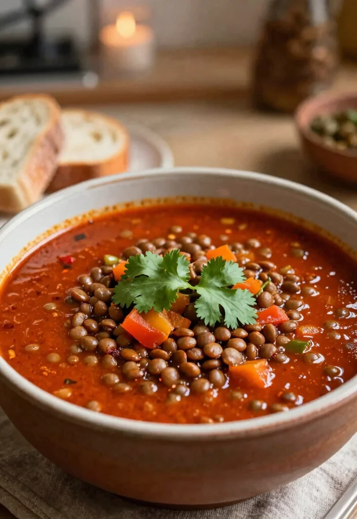 16 Red Thai Curry Recipes (Spicy & Creamy) - 5. Red Curry Lentil Soup 1