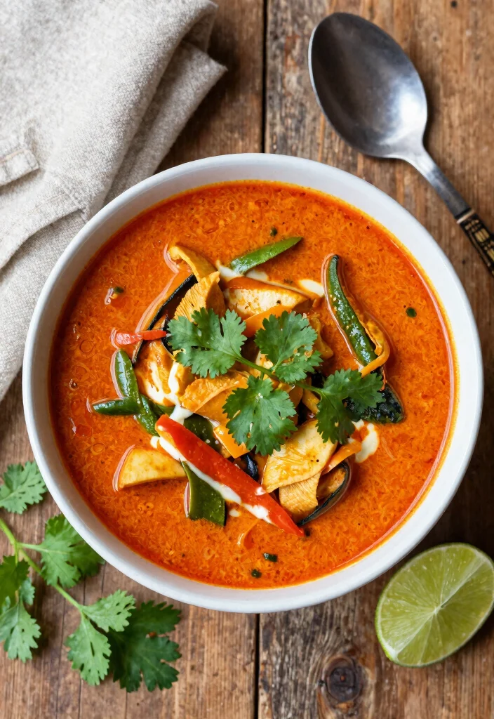 16 Rotes Thai Curry Rezepte (Authentisch) - 1. Klassisches Rotes Thai Curry mit Gemüse 1