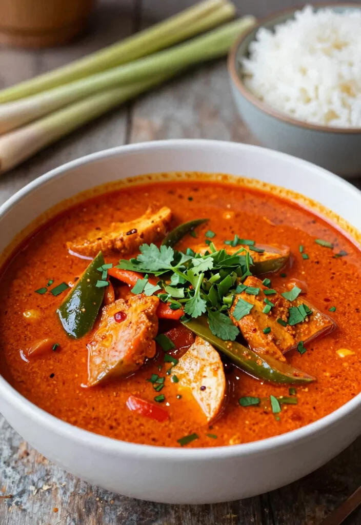16 Rotes Thai Curry Rezepte (Authentisch) - 10. Rotes Thai Curry mit Zitronengras 1