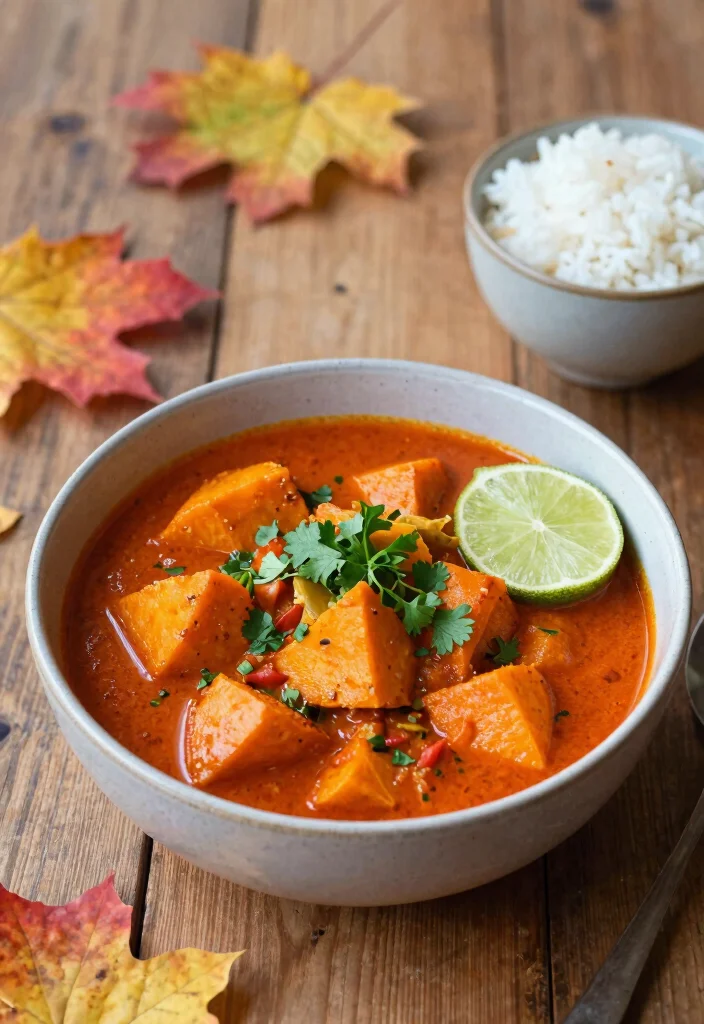 16 Rotes Thai Curry Rezepte (Authentisch) - 7. Rotes Thai Curry mit Kürbis 1