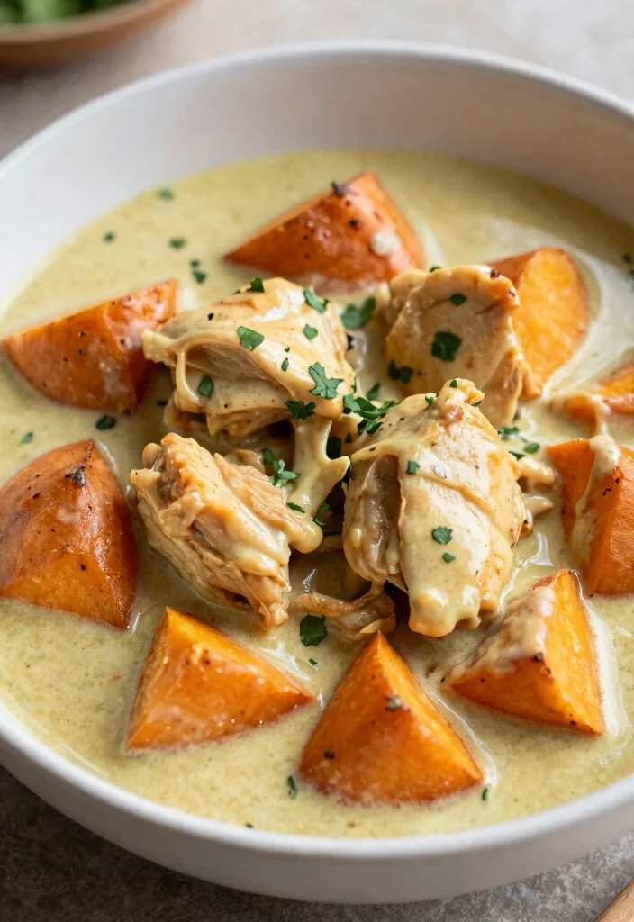 16 Thai Coconut Curry Chicken Recipes (Creamy Bliss) - 16. Thai Coconut Curry Chicken with Sweet Potatoes 1