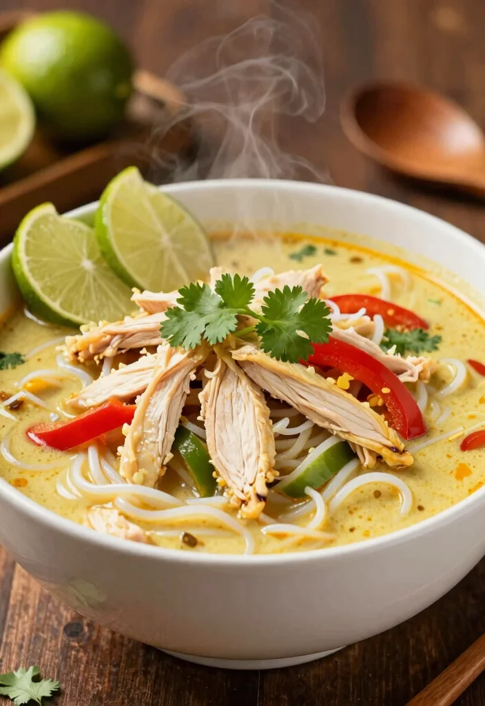 16 Thai Coconut Curry Chicken Recipes (Creamy Bliss) - 8. Thai Coconut Curry Chicken Noodle Soup 1