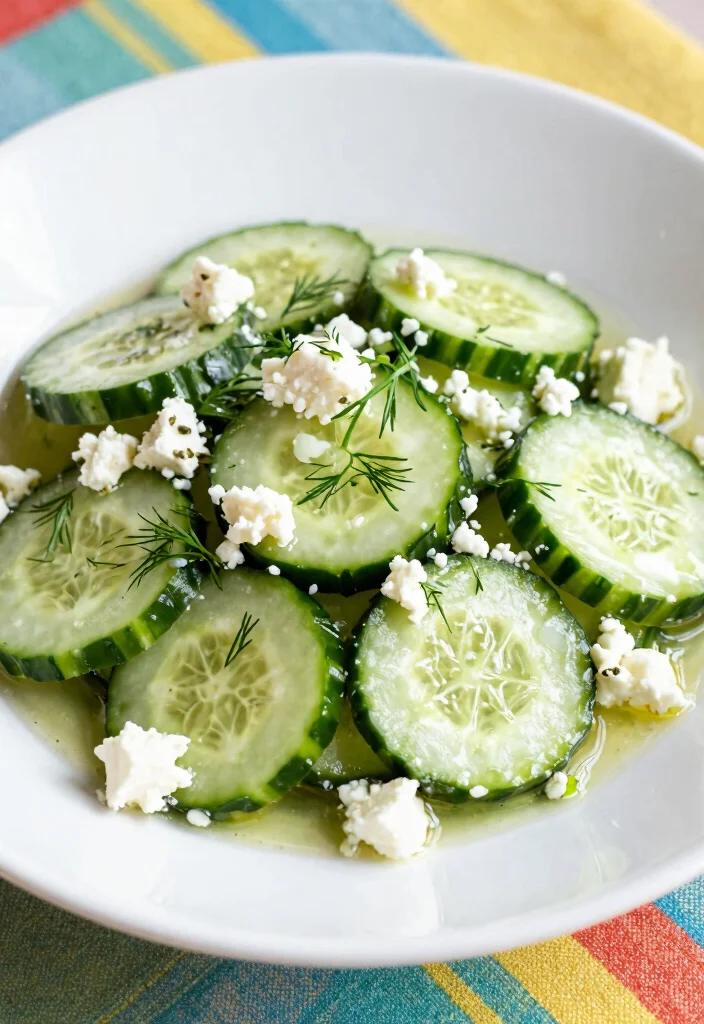 16 Thai Cucumber Salad Recipes with a Rice Vinegar Twist - 13. Thai Cucumber Salad with Feta Cheese 1