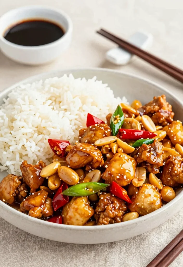 17 American Chinese Food Recipes (Classic Takeout Favorites) - 3. Kung Pao Chicken 1