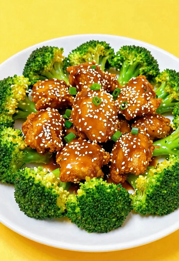 17 Chinese Chicken and Broccoli Recipes (Quick Takeout-Style) - 10. Sesame Chicken and Broccoli 1