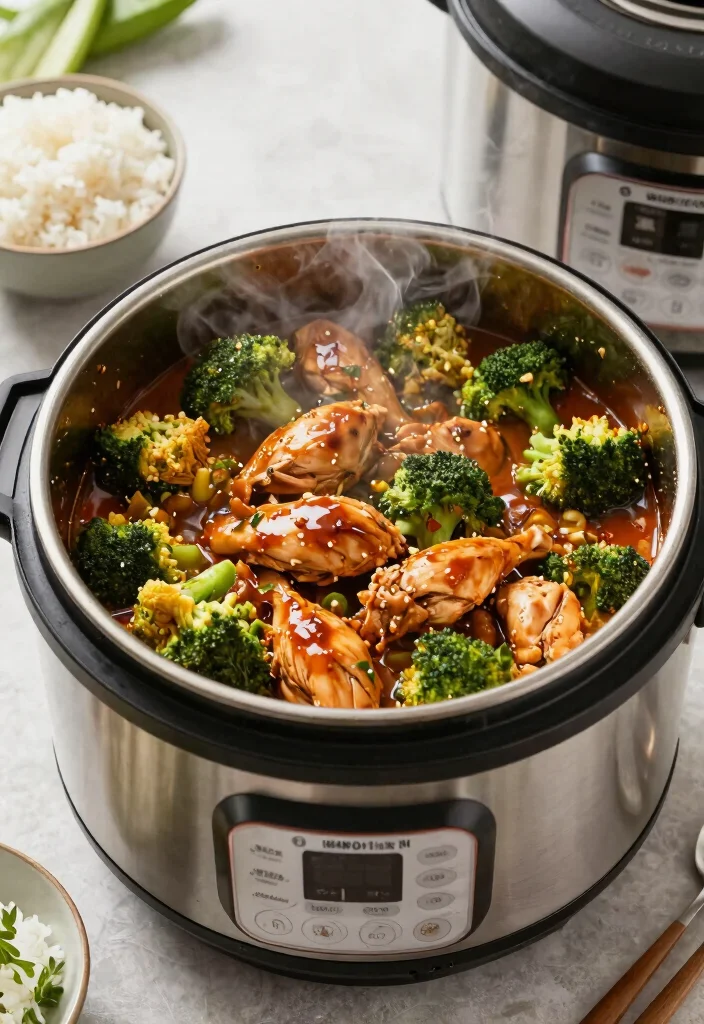 17 Chinese Chicken and Broccoli Recipes (Quick Takeout-Style) - 12. Instant Pot Chicken and Broccoli 1