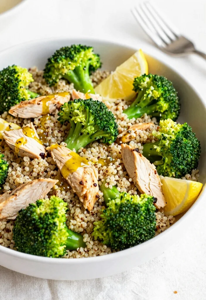 17 Chinese Chicken and Broccoli Recipes (Quick Takeout-Style) - 15. Quinoa Chicken and Broccoli Salad 1