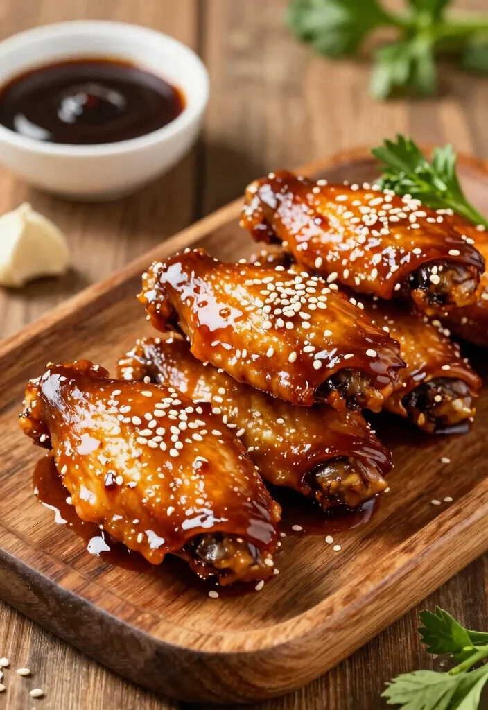 17 Chinese Fried Chicken Wing Recipes (Crispy & Flavorful) - 14. Hoisin Sauce Wings 1