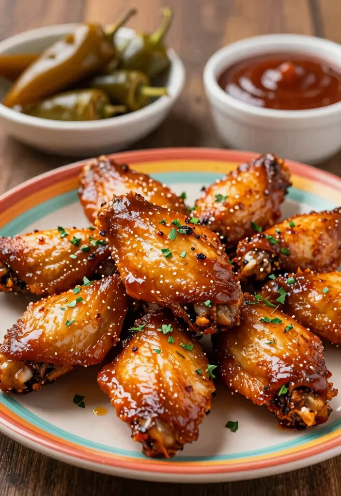 17 Chinese Fried Chicken Wing Recipes (Crispy & Flavorful) - 16. Chipotle BBQ Wings 1