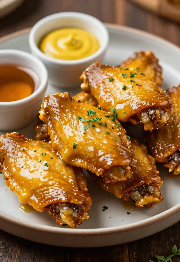 17 Chinese Fried Chicken Wing Recipes (Crispy & Flavorful) - 17. Maple Mustard Wings 1